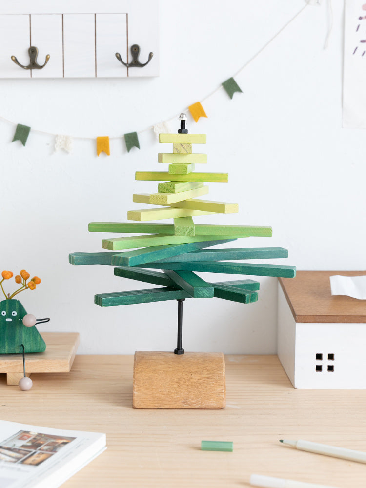 Nordic Wooden Tree Art Decoration