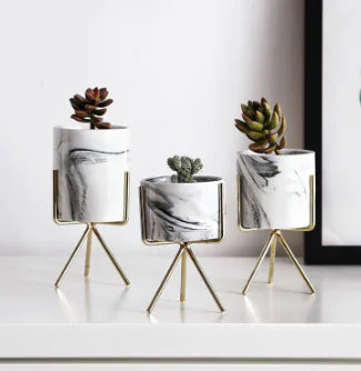 Nordic Marble Vase Set