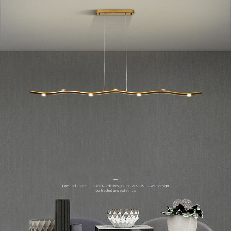 Post-Modern Nordic Long Chandelier