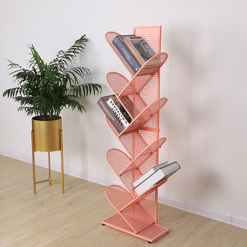 Nordic Iron Tree-Shaped Bookshelf