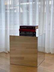 Acrylic Mirror Cube Coffee Table