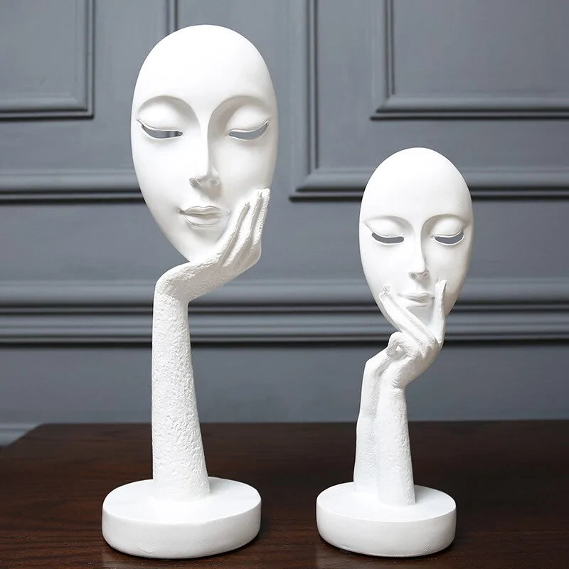 3D Face Mask Sculpture