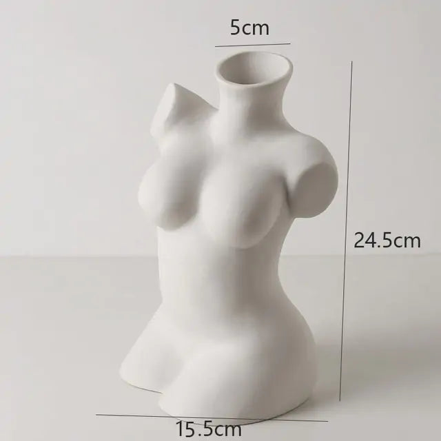 Body Form Ceramic Vase Set