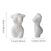 Female Body Ceramic Vase