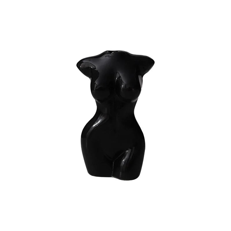 Female Body Ceramic Vase