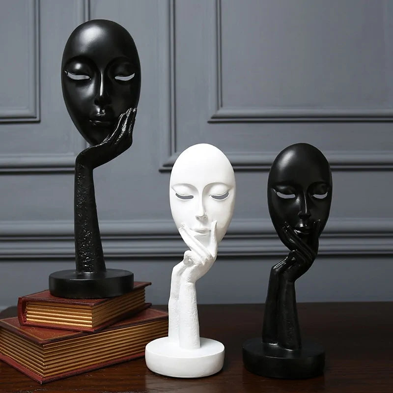 3D Face Mask Sculpture