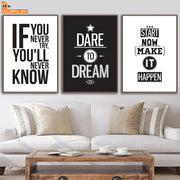 Inspirational Quotes Canvas Wall Art