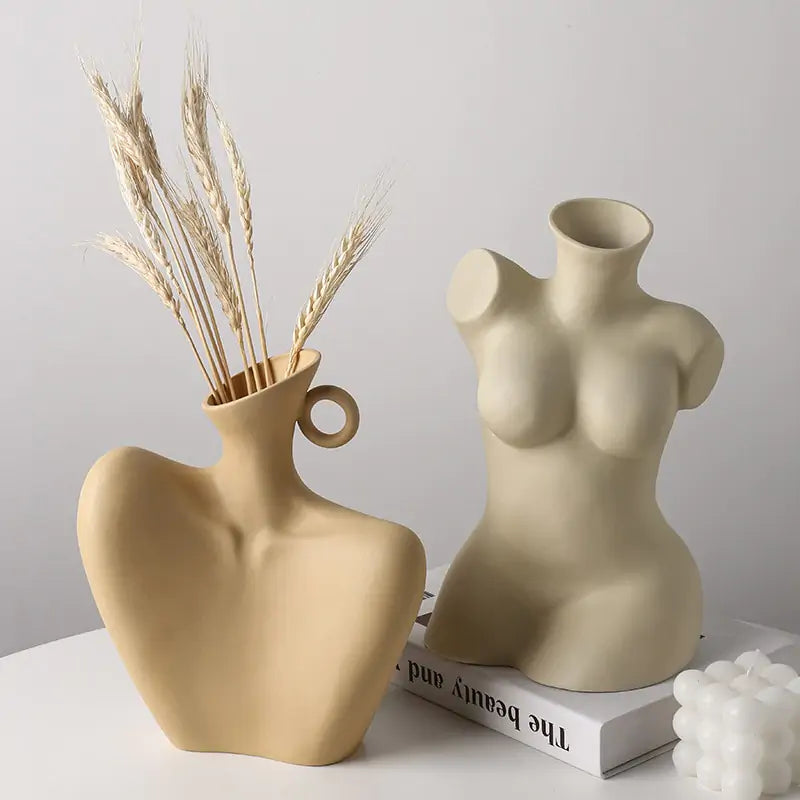 Body Form Ceramic Vase Set