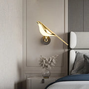 Gold Bird LED Wall Lamp