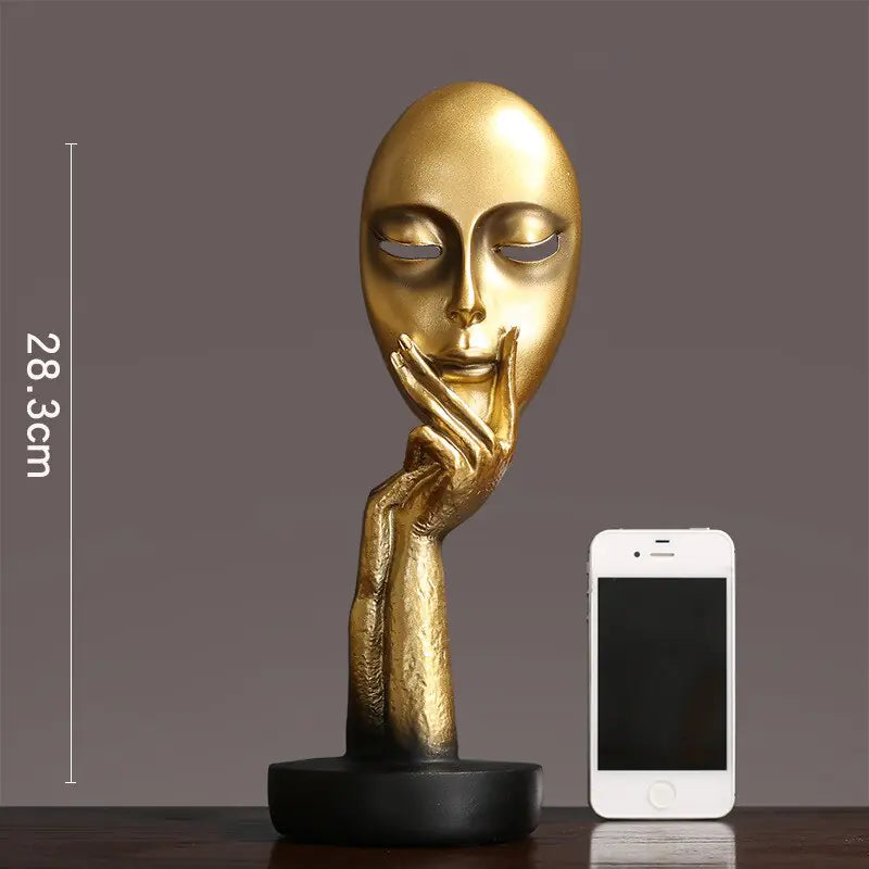 3D Face Mask Sculpture